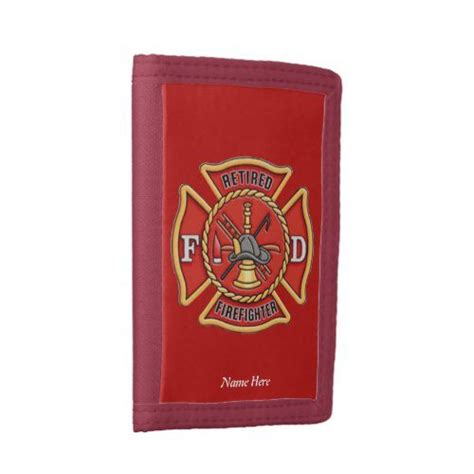 retired firefighter wallet